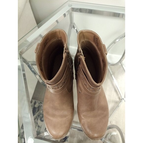 Courtney Stone Kid's Brown Ankle Boots Size 5 Medium - Picture 6 of 9
